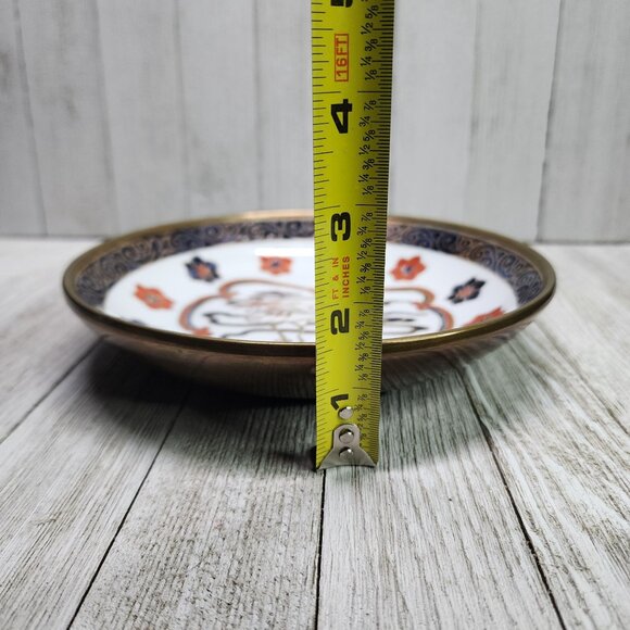 Vintage ACF Japanese Porcelain Ware Bowl Plate 7.5'' Decorated in Hong Kong - Picture 8 of 8